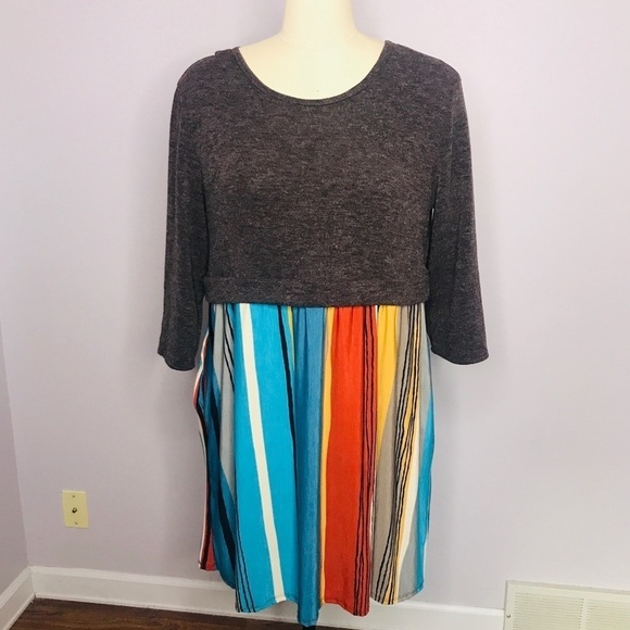 éloges Stripe Popover Dress - Picture 1 of 7